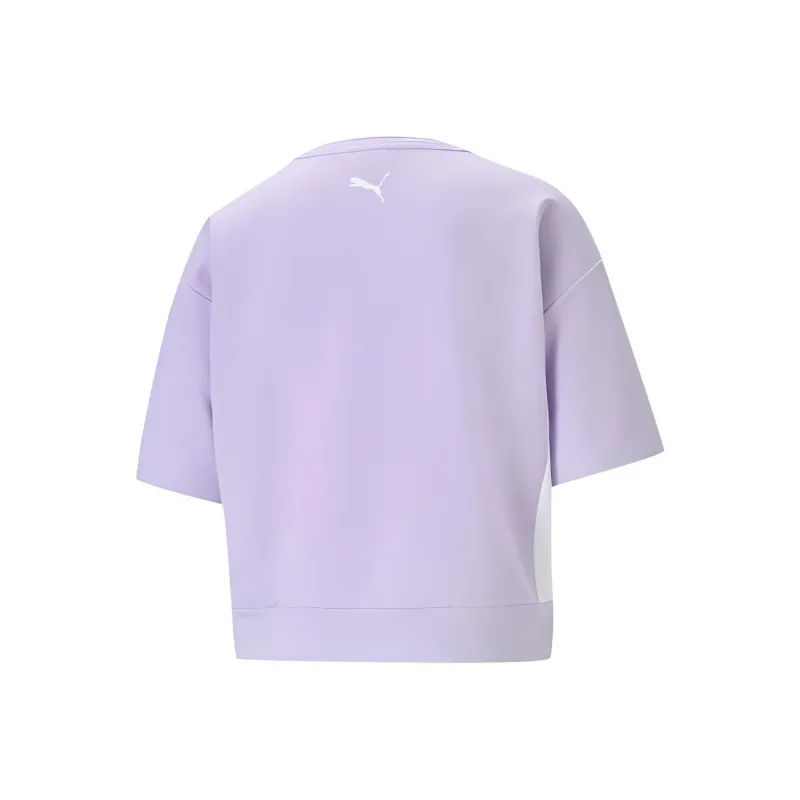PUMA Crop Tops Women's Light Lavender-1