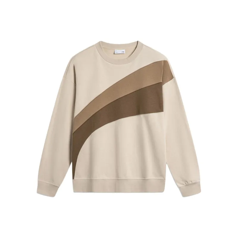 LiNing Sports Life Collection Sweatshirt Men's Dusty Khaki-0