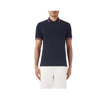 BALLY SS24 Polo Shirt Men's Dark Blue