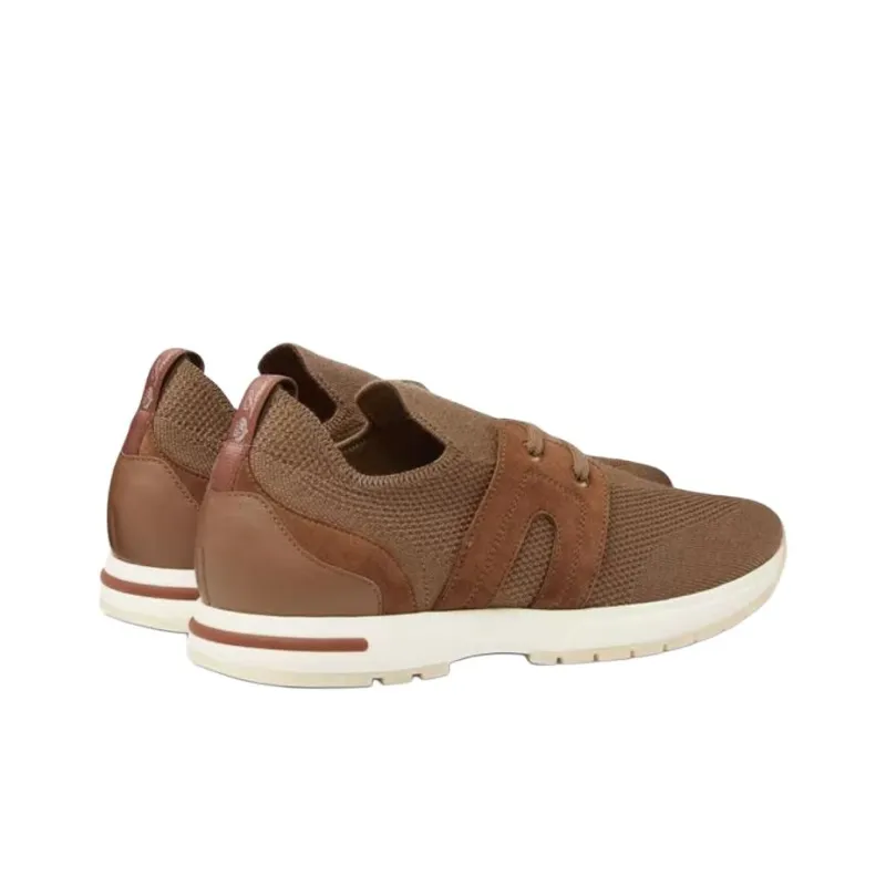 Loro Piana 360 LP Lady Flexy Walk Low Top Casual Shoes Women's Brown-3