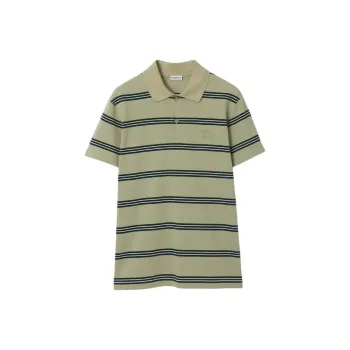 Burberry Polo Shirt Men's Green