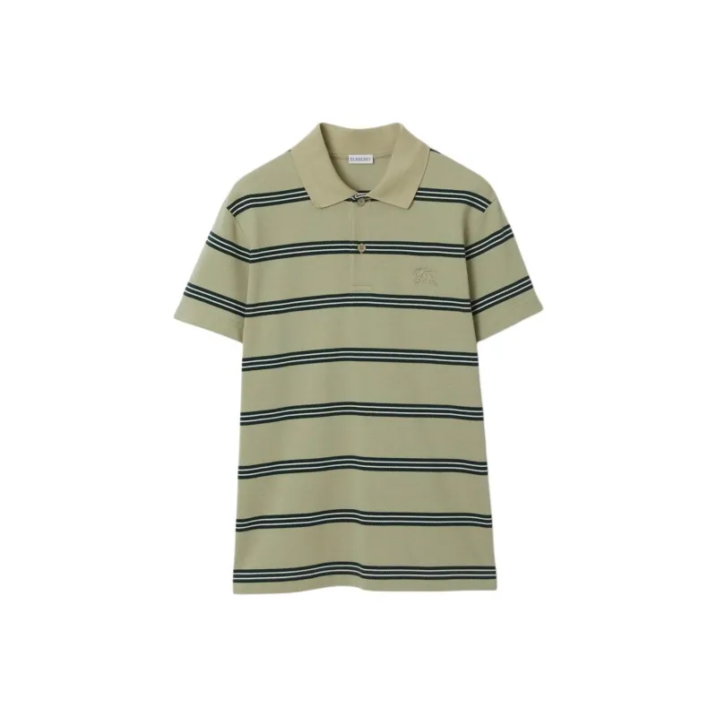 Burberry Polo Shirt Men's Green-0