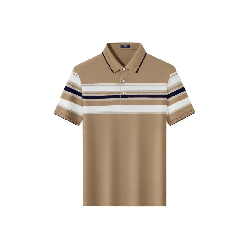 FIRS Polo Shirts Men Khaki-0