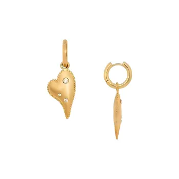 Oups! Desert Mystery Collection 925 Sterling Silver Fashion Versatile Hoop Earrings, Box Women's