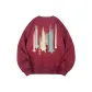 Burgundy (Crew Neck Sweatshirt)