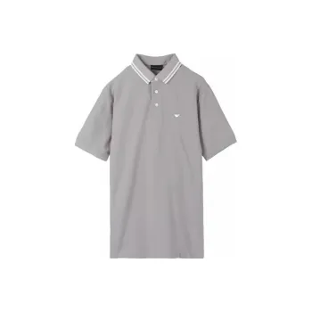 EMPORIO ARMANI SS23 Polo Shirt Men's Gray