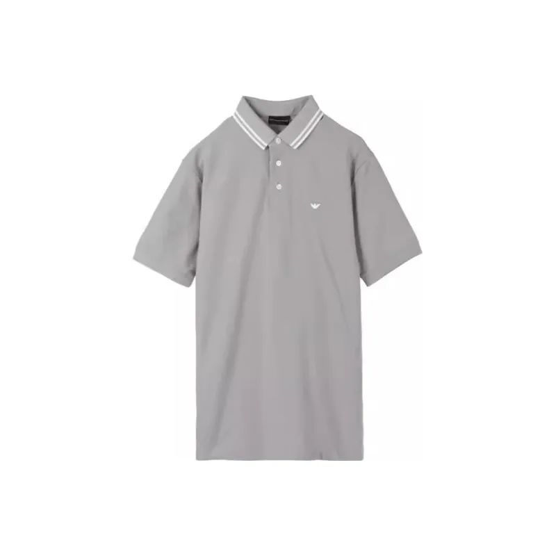EMPORIO ARMANI SS23 Polo Shirt Men's Gray-0
