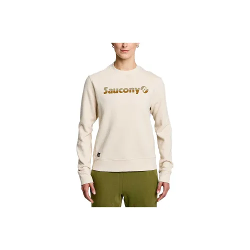 Saucony Sweatshirts Unisex Ecru