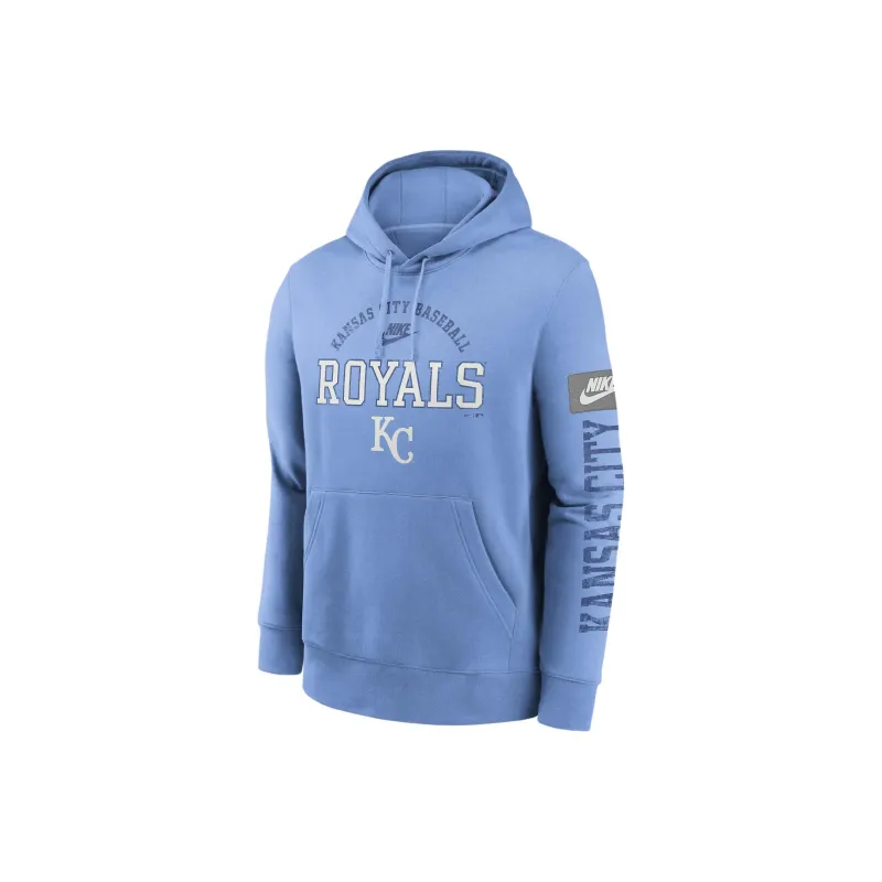 Nike Kansas City Royals Cooperstown Logo Club Men's Nike Mlb Pullover Hoodie-0
