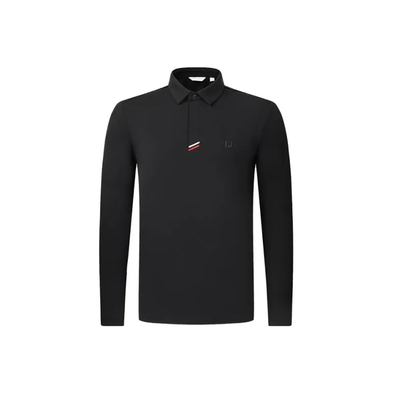 FILA Golf Series Polo Shirt Men's Pitch Black-0