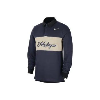 Nike Polo Shirts Men Navy Blue