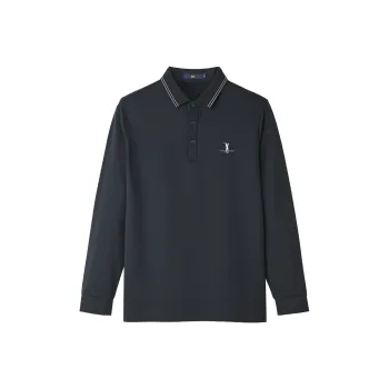 HLA Co authored Series By Artists Polo Shirt Men's Navy Blue