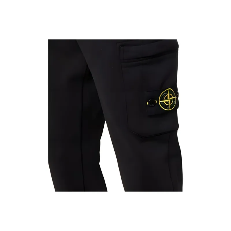 STONE ISLAND Knitted Sports Pants Men's Black-2