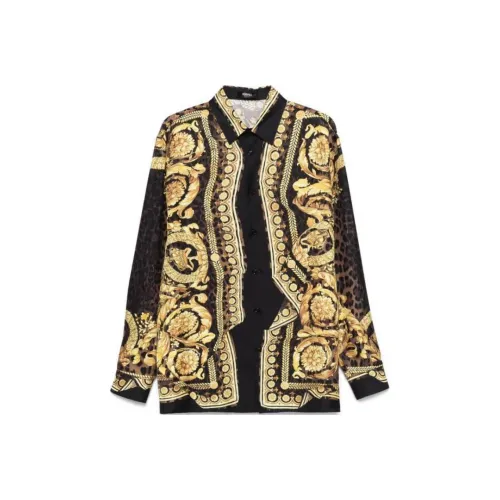 VERSACE Barocco Printed Button Up Shirt