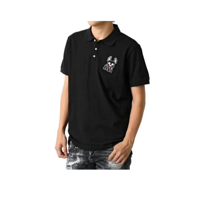 DSQUARED 2 Polo Shirts Men Black-0