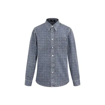 RARE Long Sleeved Shirt Men's Steel Blue