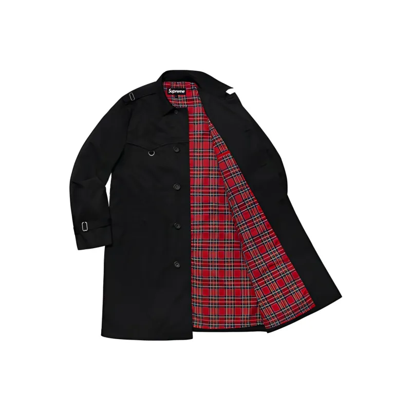 Supreme D Ring Trench Coat-2