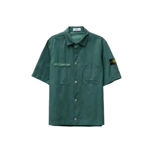 STONE ISLAND Shirt Men's Bottle Green