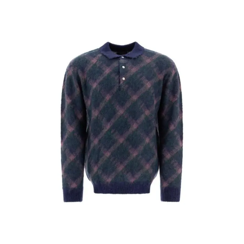 Beams Plus FW24 Polo Shirt Men's Blue-0
