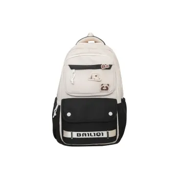 Alcohol Dragon Nylon Backpack Women's Multicolor