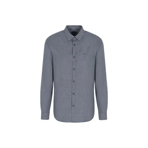 ARMANI EXCHANGEAE FW24 Shirt Men's Dark Blue