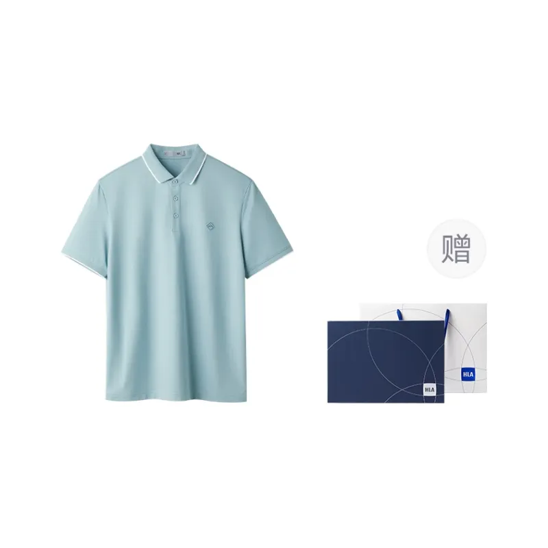 HLA The Mountain Is Not In The High Series Polo Shirt Men's-20