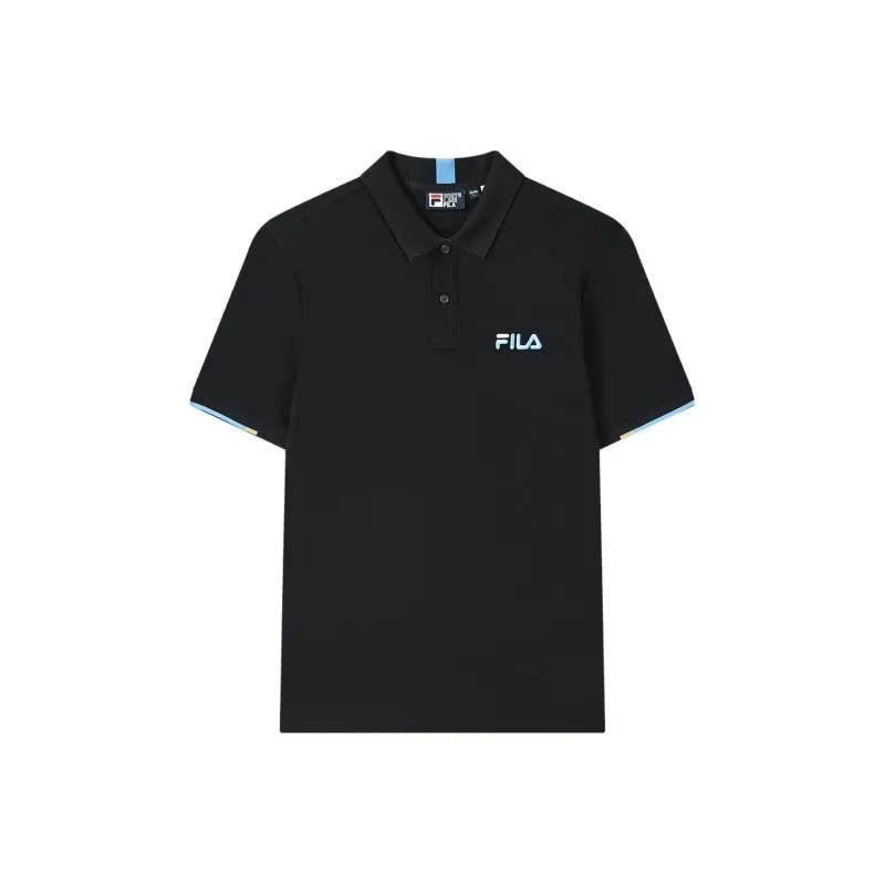 FILA Polo Shirts Men Jet Black-0