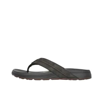 Skechers Odor Resistant Flip Flops Men's Chocolate Brown