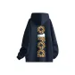 Navy Blue (Yellow Leopard Print)