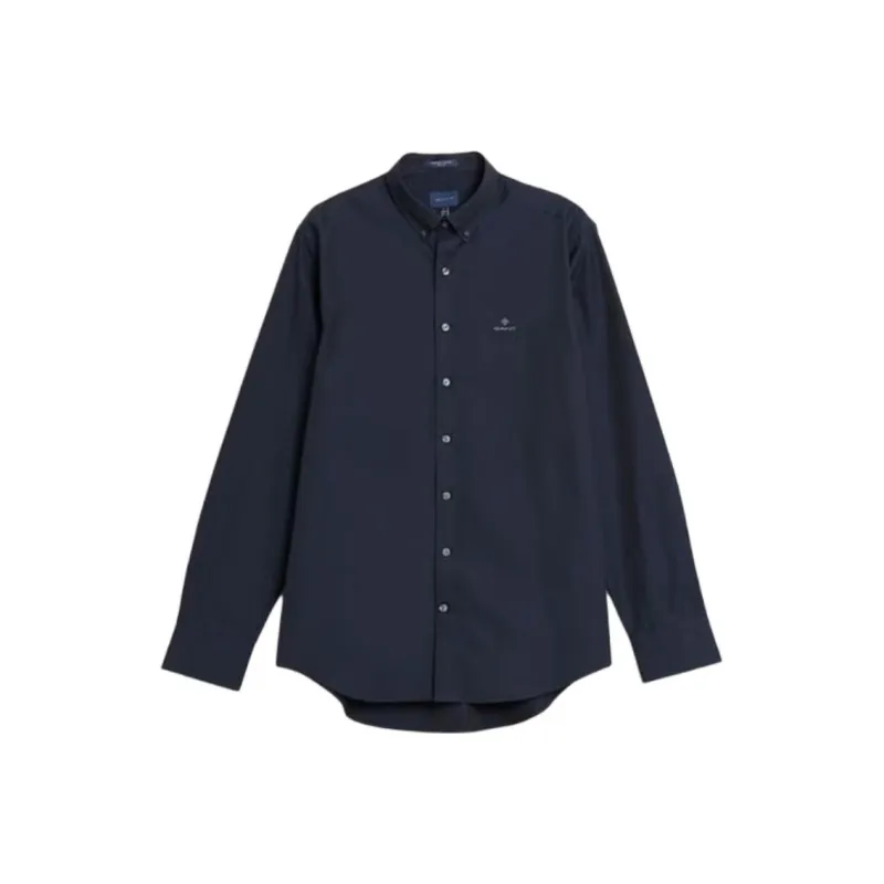 GANT Shirts Men Marine Blue-0