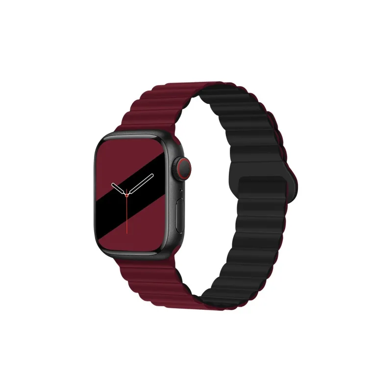 DUALMM Apple Compatibility Watch Band 225 255mm Silicone Material-22