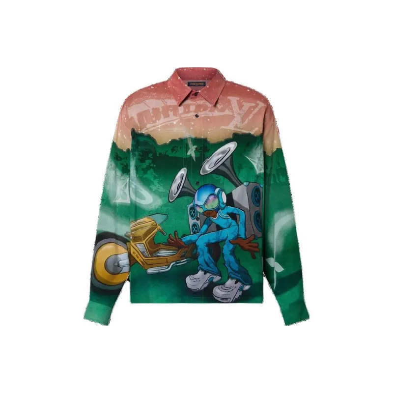 LOUIS VUITTON FW23 Shirt Men's Multicolor-0