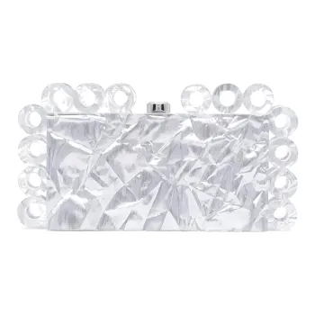 CULT GAIA Harlow Chunky crystal Clutch Bag