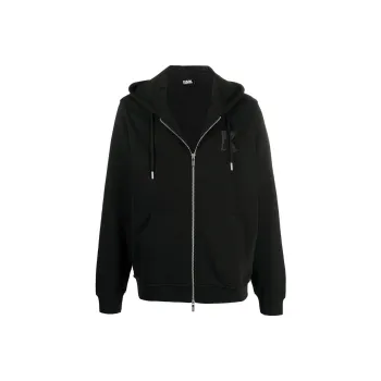 KARL LAGERFELD / Karl Lagerfeld Jeans K Embroidery Zip up Hoodie