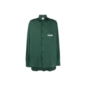 Vetements Shirts Men Green
