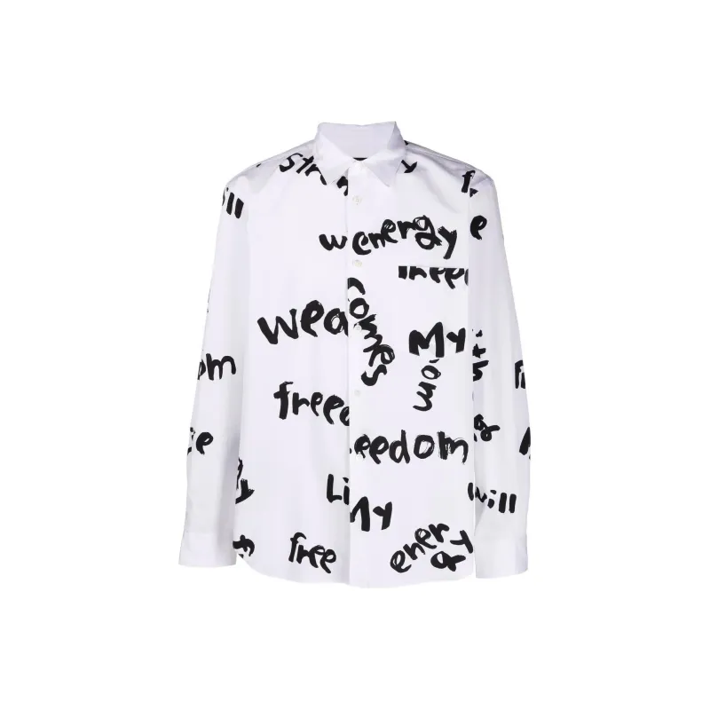 CDG Shirts Men White-0