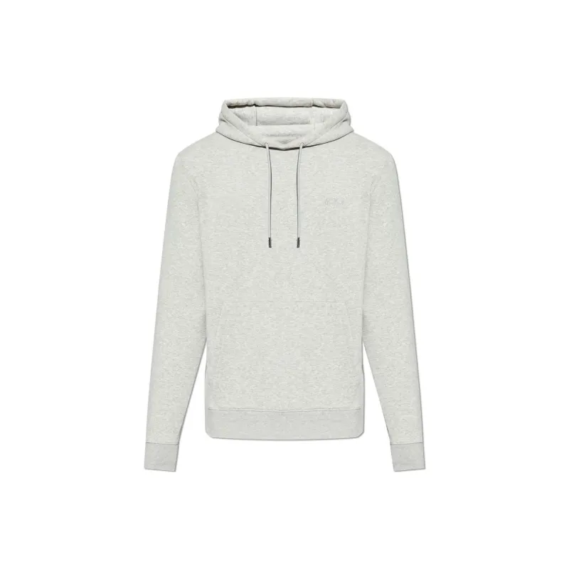 WOOLRICH Logo Embroidered Drawstring Hoodie-0