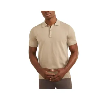 GUESS Polo Shirt Men's Light Brown