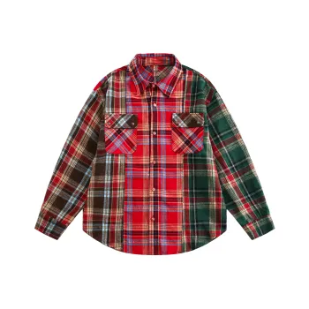 DOH STORE Shirt Unisex Colorful Plaid