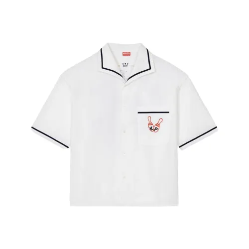 KENZO Bowling Elephant Hawaian Shirt