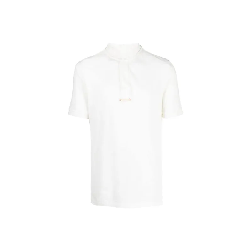 Maison Margiela Collarless Polo Shirt-0