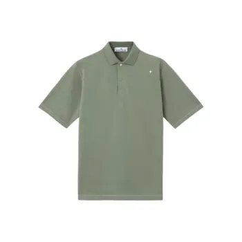 STONE ISLAND Polo Shirts Men Musk Green