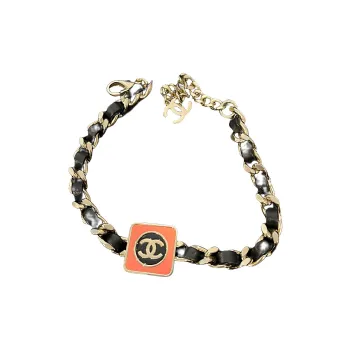 CHANEL Necklaces Women's Pink