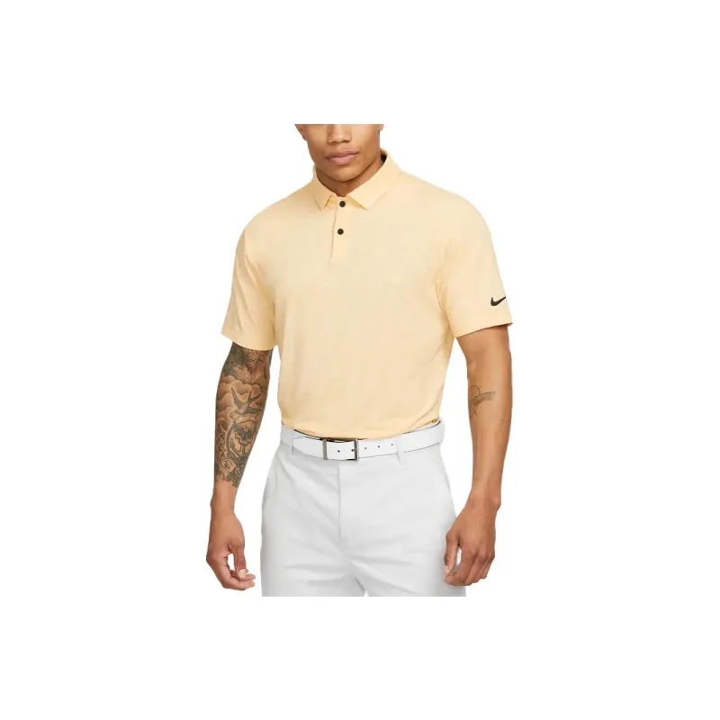 Nike Polo Shirts Men Yellow-0