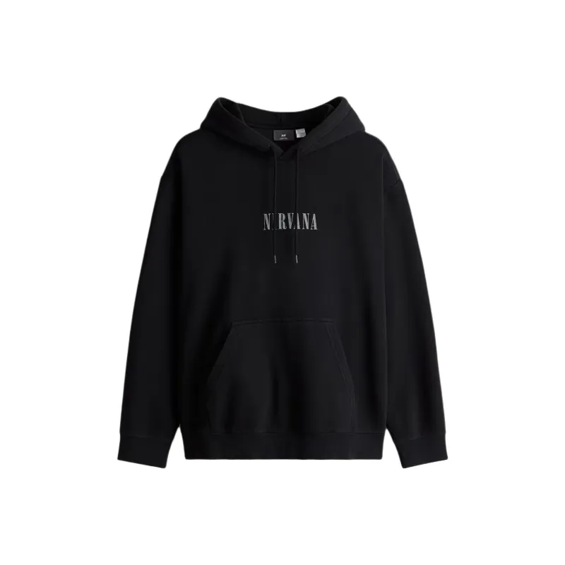 H&M Sweatshirts Men Black-0