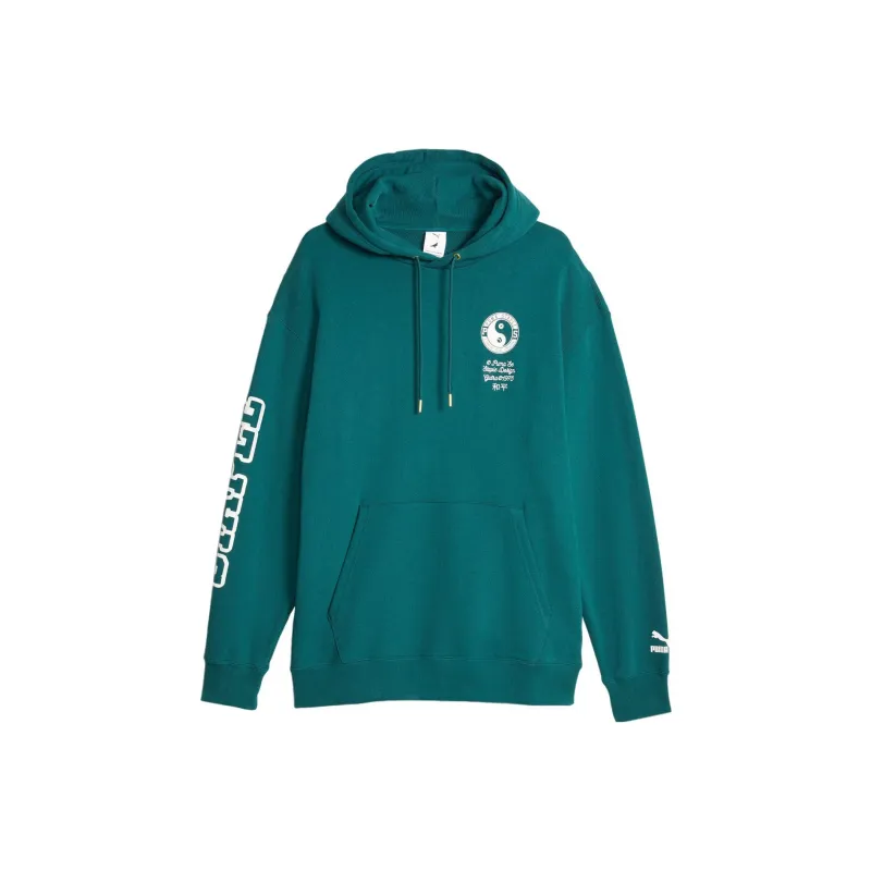 PUMA X STAPLE Co brand Sweatshirts Men Christmas Green-0