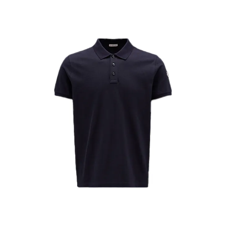 Moncler FW22 Polo Shirts Men Navy-0