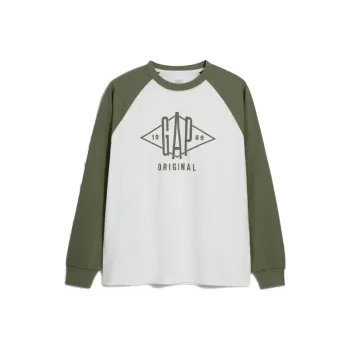 GAP Sweatshirt Men's White Green