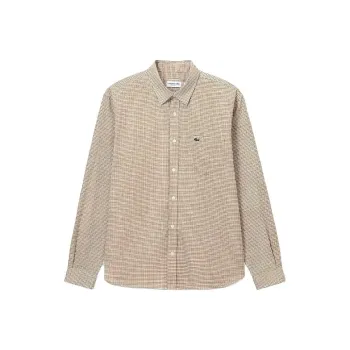 LACOSTE Shirt Men's Light Brown