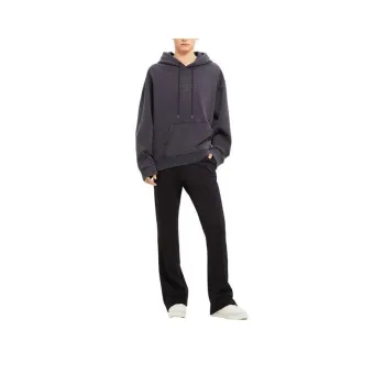 COURREGES Ac Stonewashed Drawstring Hoodie